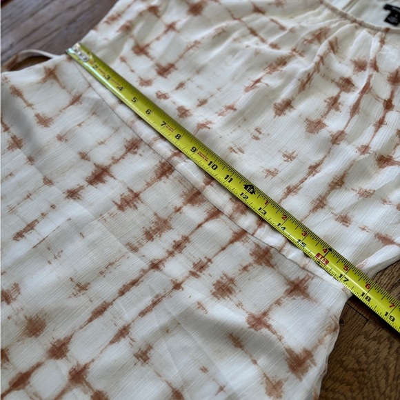 Halogen Women's Print Flutter Sleeve Asymmetric Dress Like New Size L Midi - Picture 6 of 7